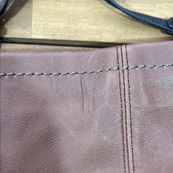 The Sak Tan and Brown Crossbody Bag with Adjustable Strap - Picture 9 of 10